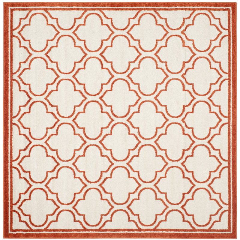 Tapis performance géométrique Alkmaar, Carré 7 pi