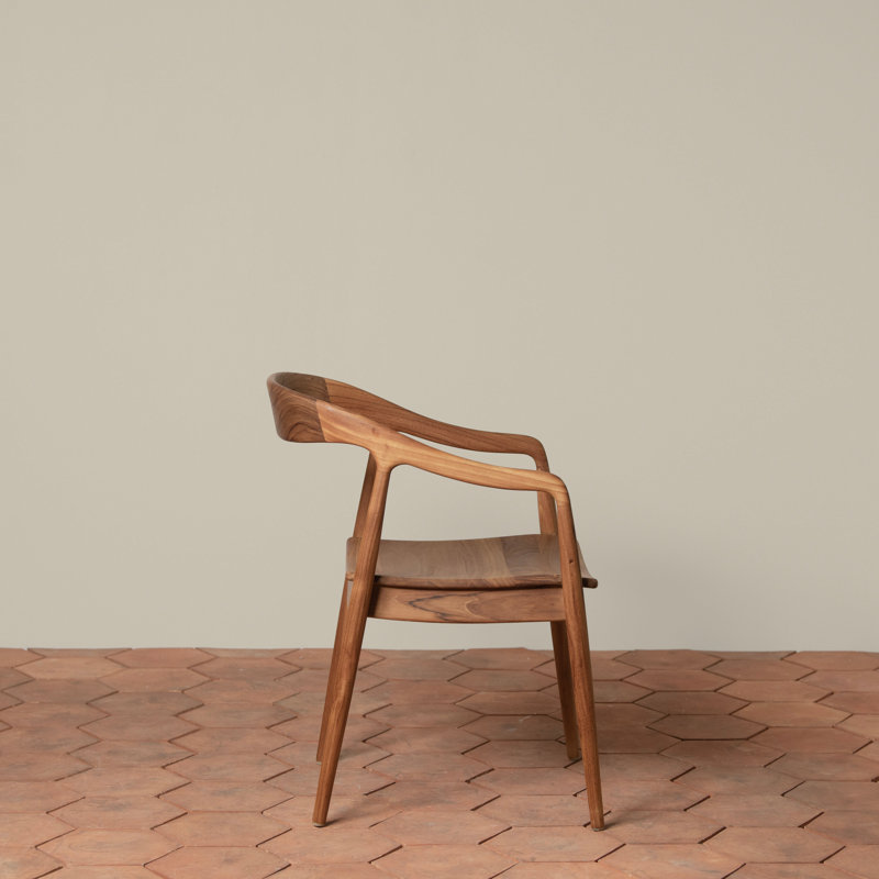 Ingrid Solid Wood Arm Chair