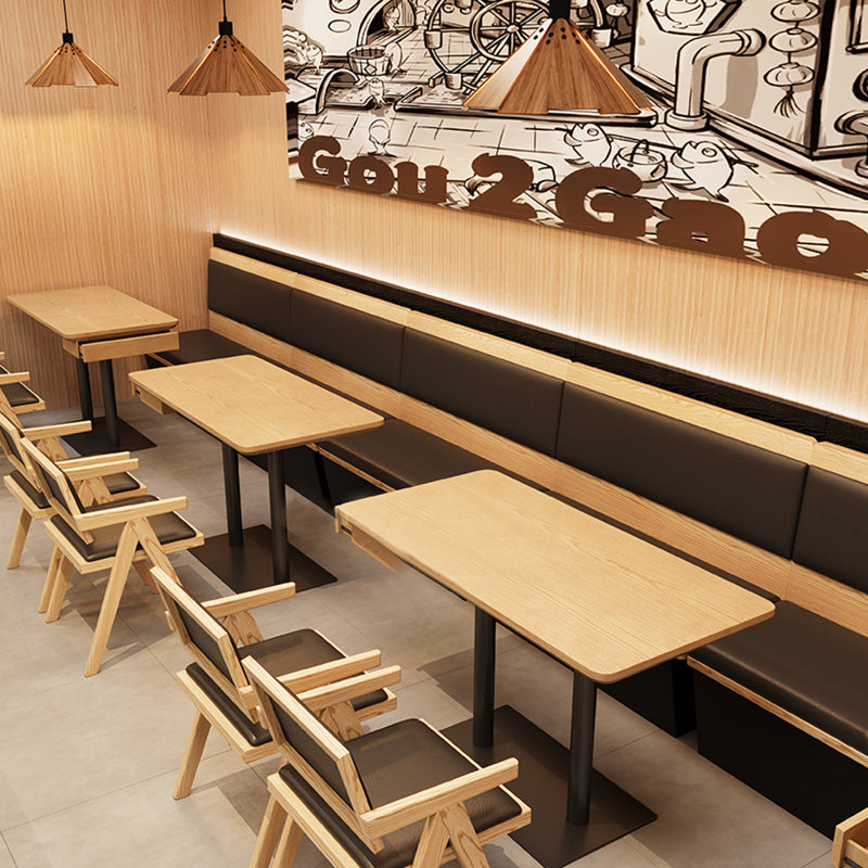 Banc de salle à manger simple et pratique en similicuir