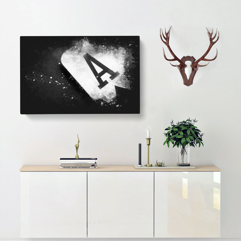 The Ace Of Spades - Wrapped Canvas Print, 35cm H x 50cm W x 3cm D