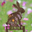 Lapin - décorations en métal sur mesure, monogramme de lettre fendue en métal, panneau décoratif en métal pour le jardin, cadeau de décorations personnalisées, panneau de cabane d'extérieur ang53-120212297-120641865-120212291
