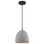Beyla 1 - Light Concrete Dome Pendant