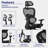 Nouhaus Ergo3dL Home Office Desk Chairs Ergonomic Office Chair High-Back Mesh Rolling Work Chairs with Wheels and Adjustable Headrests Comfortable Lumbar Support Adjustable Armrests-104236709
