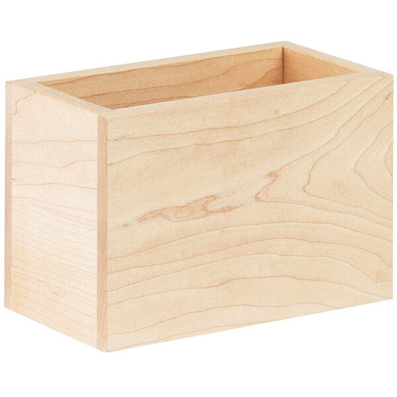 Boîte de marchandisage en bois d'érable Cal-Mil 6 po x 3 po x 4 po WS-21122312471