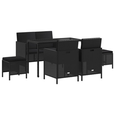 Braydon Rectangular 6 - Person 115cm Long Dining Set with Cushions