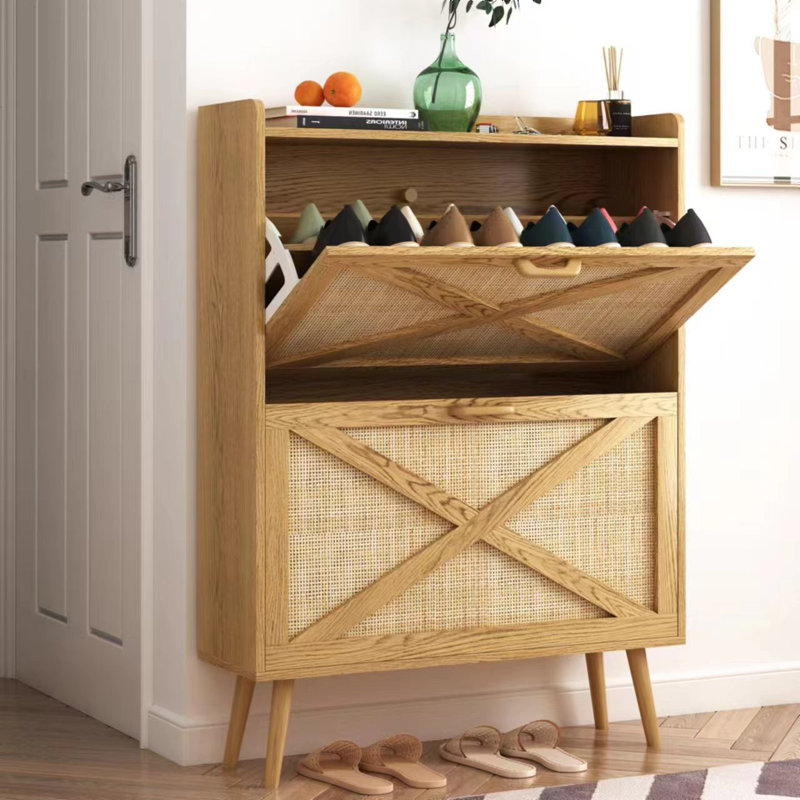 16 Pair Flip Down Shoe Storage