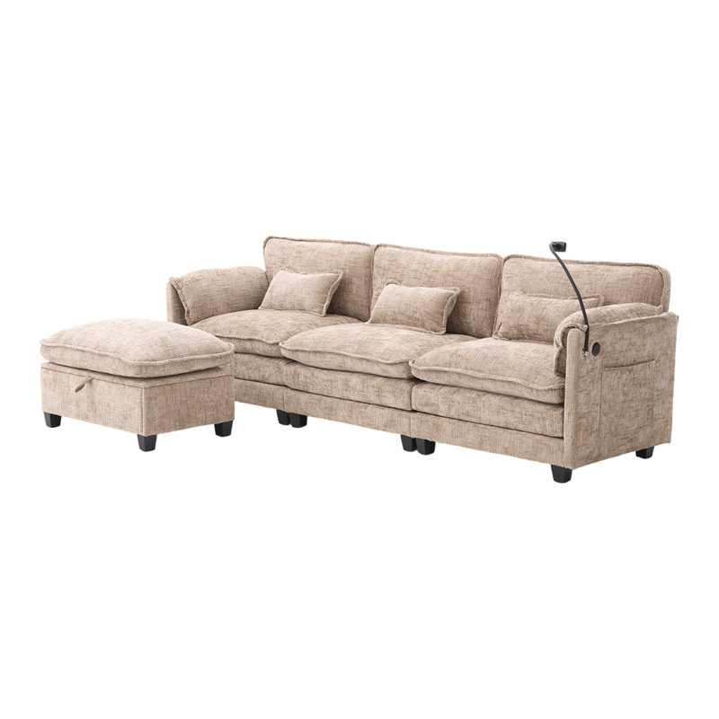 Modern USB Charging Sofa