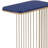 Aviena Blue and Gold Finish Display & Utility functioned Accent Table