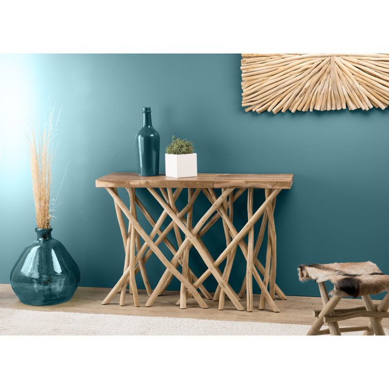 Burnt Store Marina 120cm Solid Wood Console Table