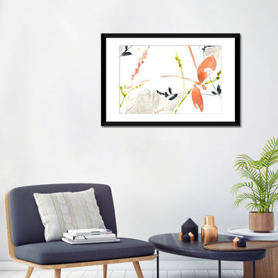 «Coral and Navy II», reproduction sur toile