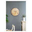 Horloge murale de style rétro 23 po avec pendule en bois aggloméré Dubois pour salon ou bureau