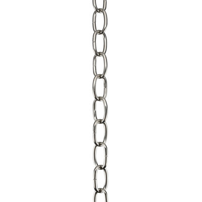 Aspen Creative 21110-51,Steel 10 Feet Heavy Duty Chain For Hanging Up Maximum Weight 40 Pounds-Lighting Fixture/Swag Light/Plant In Antique Brass.11 Gauge.