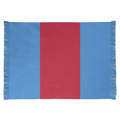 Tapis de football bleu retour houston