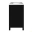 Ensemble de meuble-lavabo 36 po avec lavabo en céramique, armoire de rangement en bois massif, ensemble de meuble-lavabo autoportant avec 4 tiroirs et portes à fermeture douce