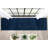 Berte Modern Solid Dark Blue Textured Shag Rug-66201731