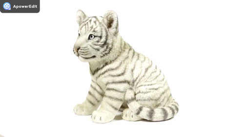  Hi Line Tiger Baby Sitting Statue, 9.5-inch Height : Patio,  Lawn & Garden