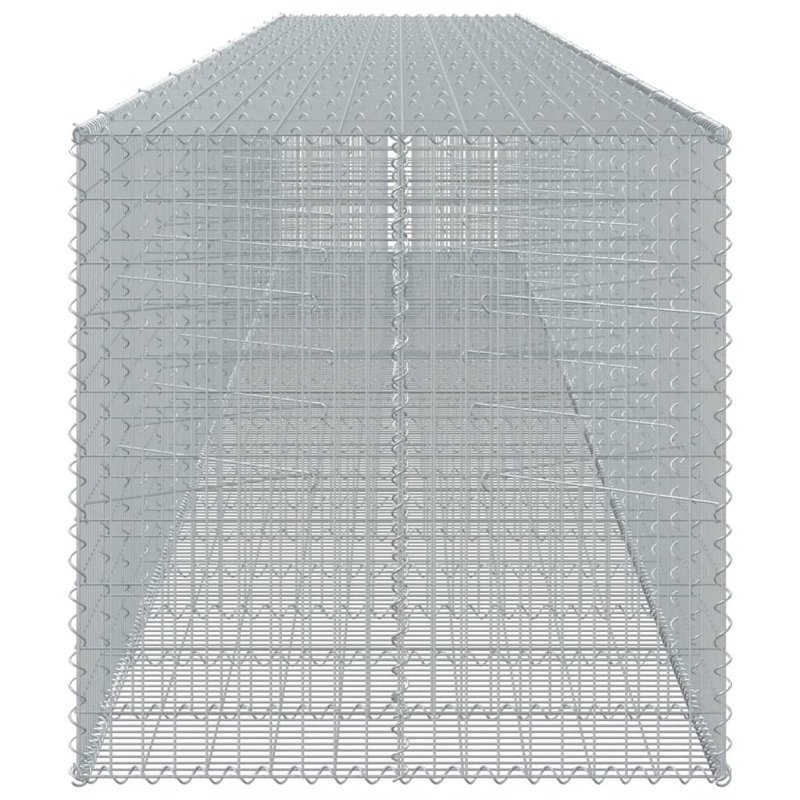 Très grand pot d'extérieur Gabion, H 39,4 po x l 41,3 po x P 39,4 po
