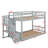 Twin Over Twin Floor Bunk Bed-1709408811