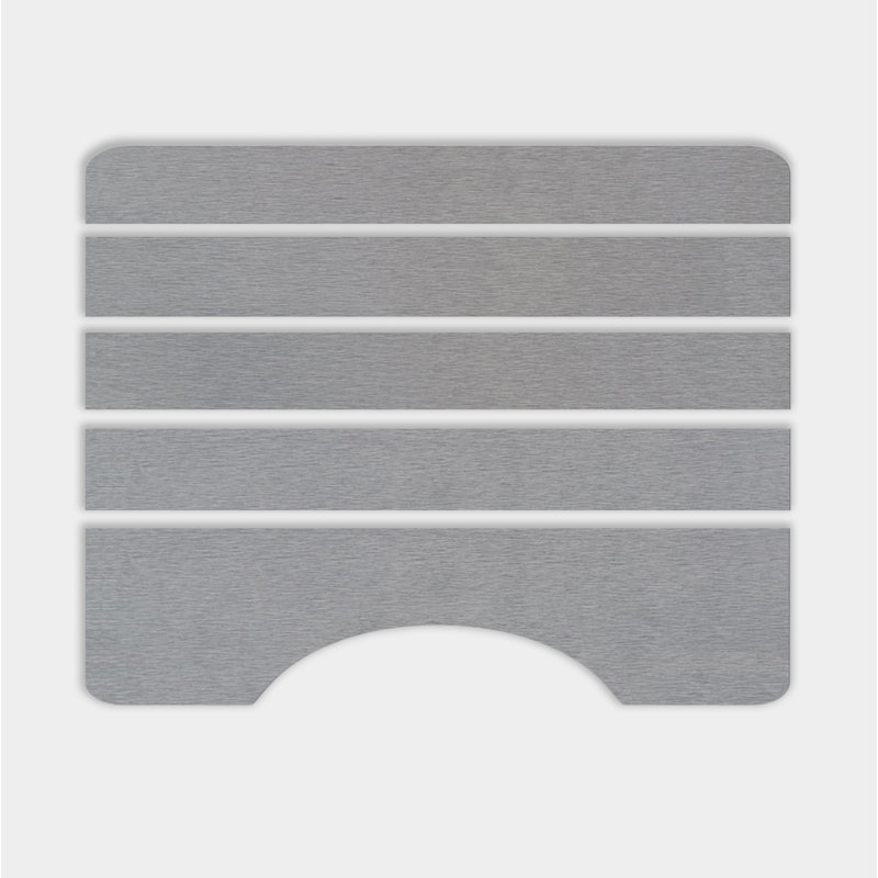 Tapis de salle de bain Diatomite, Gris