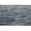 Tapis tribal rayé bleu Gabbeh 4 x 6