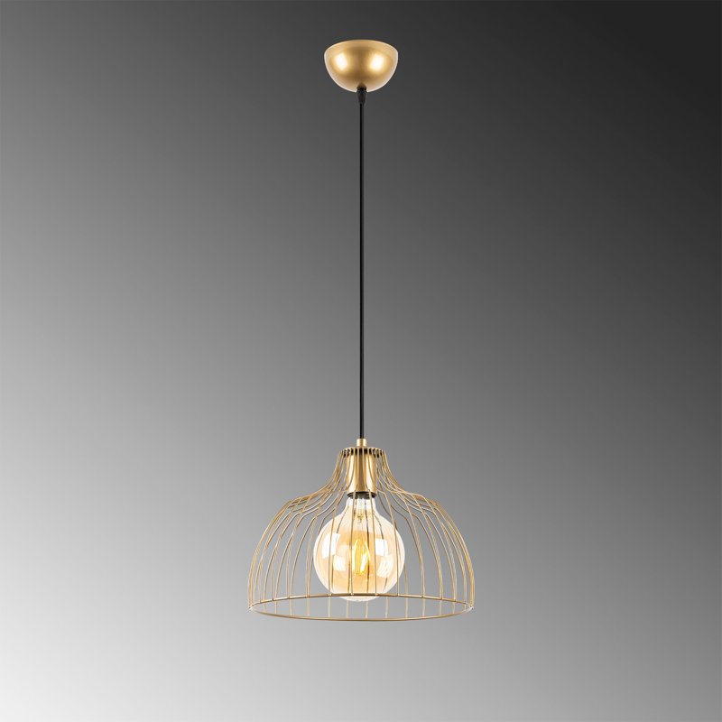 Luminaire suspendu en dome à 1 lumière