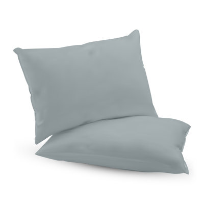 Ensemble de 2 taies d'oreiller en microfibre / polyester pour chambre d'amis