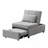 Folding Ottoman Sofa Bed Gray-212730850