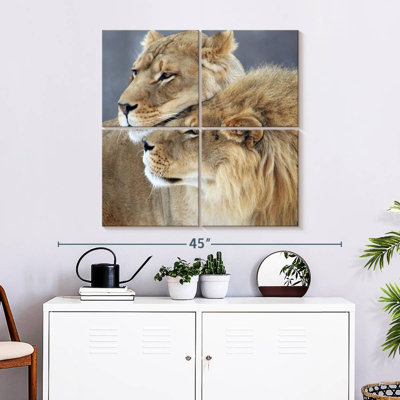 Brampt Lion And Lioness Love