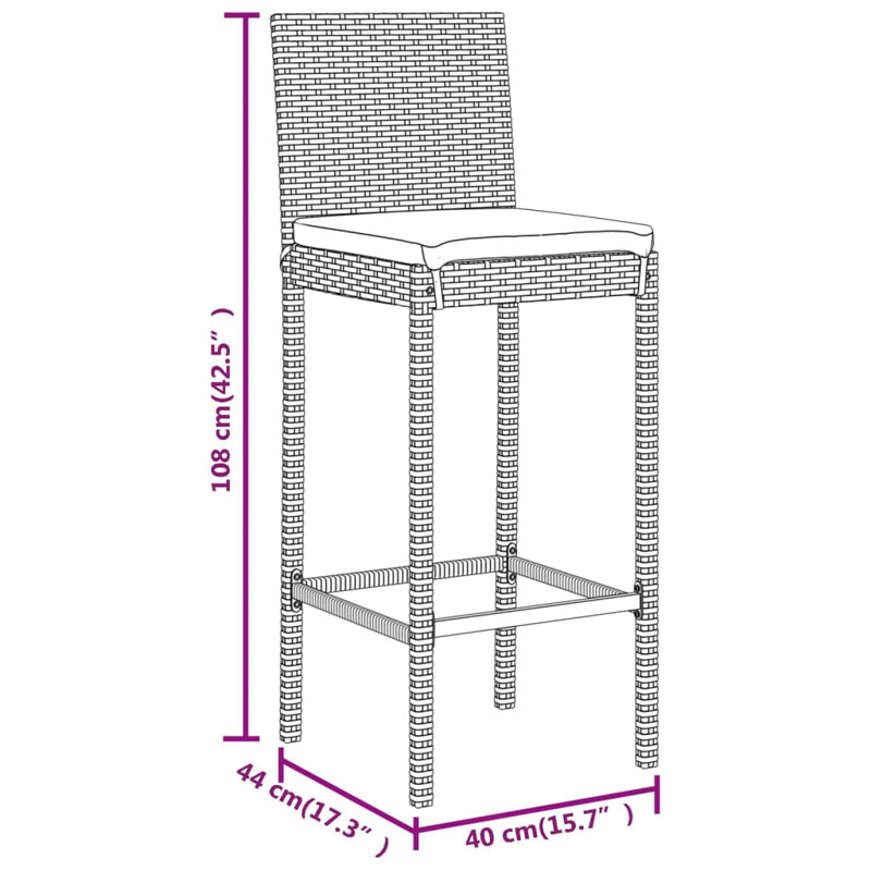 Farlee Bar Set with Stools