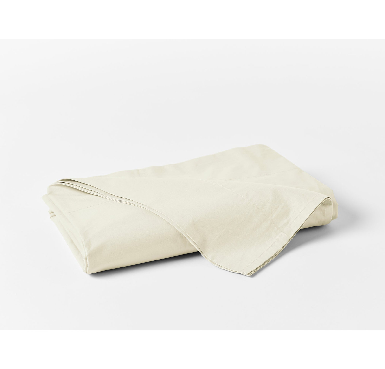 Refined Organic Percale Percale Flat Sheet, Twin Flat Sheet, Natural
