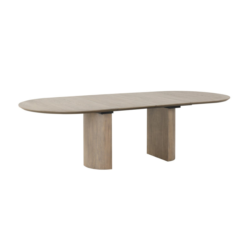 102" W Modern Farmhouse Dining Table, Oak
