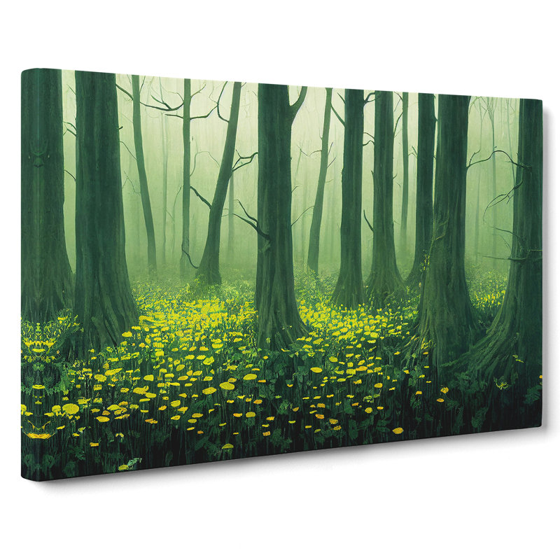 Spectacular Spring Forest - Wrapped Canvas, 35cm H x 50cm W x 3cm D
