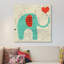 «Ada's Elephant», reproduction sur toile tendue-96605278