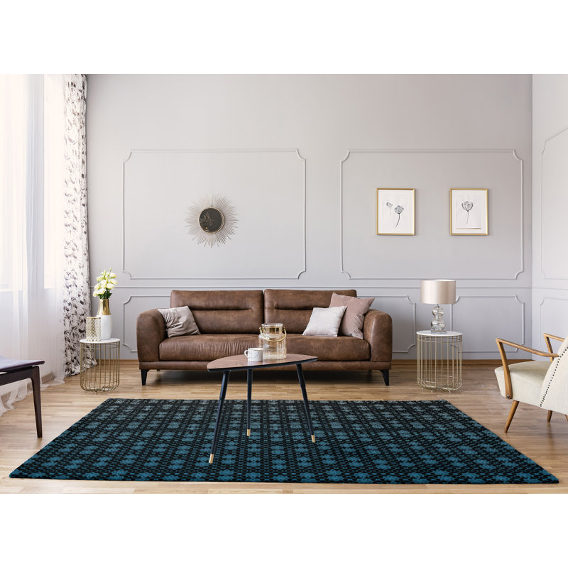 Chenille Toile Indoor Rug, Rectangle 8' x 10'