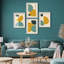 "Décoration murale géométrique abstraite" 4 pièces-101520452-101520456