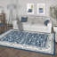 Tapis oriental bleu foncé / crème Anmie-181773193
