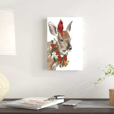 «Yuletide Darling I» par Grace Popp - reproduction d'art sur toile tendue