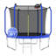 Trampoline 8 pi avec panier de basketball
