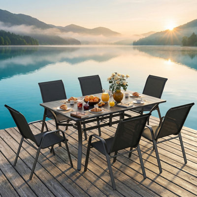 7-Piece Outdoor Patio Dining Set