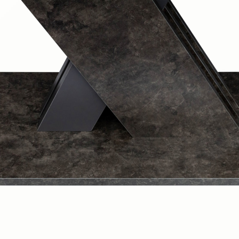 Multifunctional Extendable Console Table, Walnut, 29.53" H x 70.88" W x 33.46" D