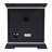 QXW249KLH Mantel Clock, Black