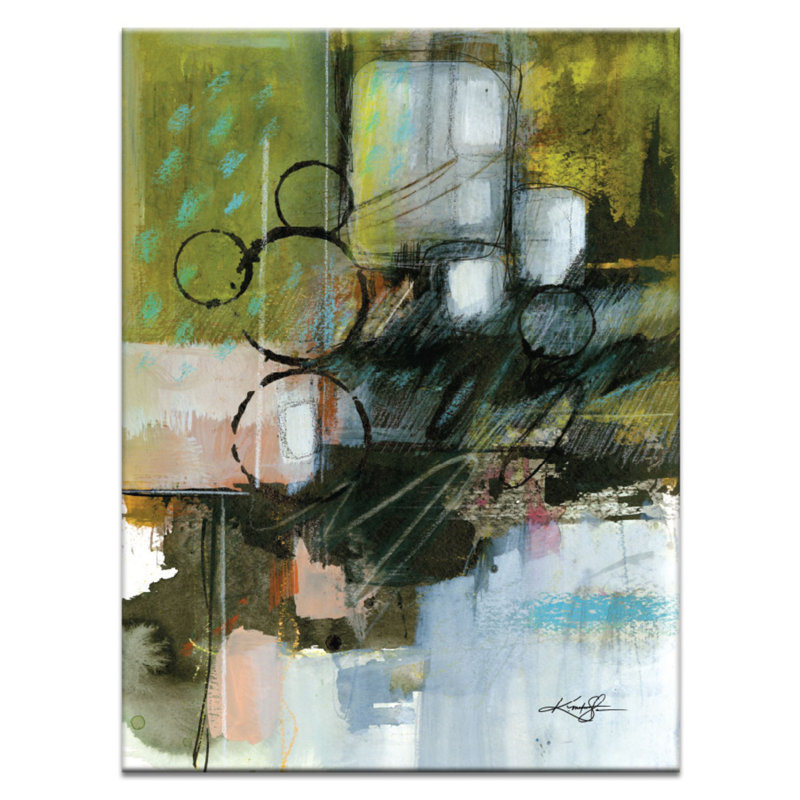 Coddiwomple 3 by Kathy Morton Stanion - Painting on Canvas, Wrapped Canvas, 102cm H x 76cm W