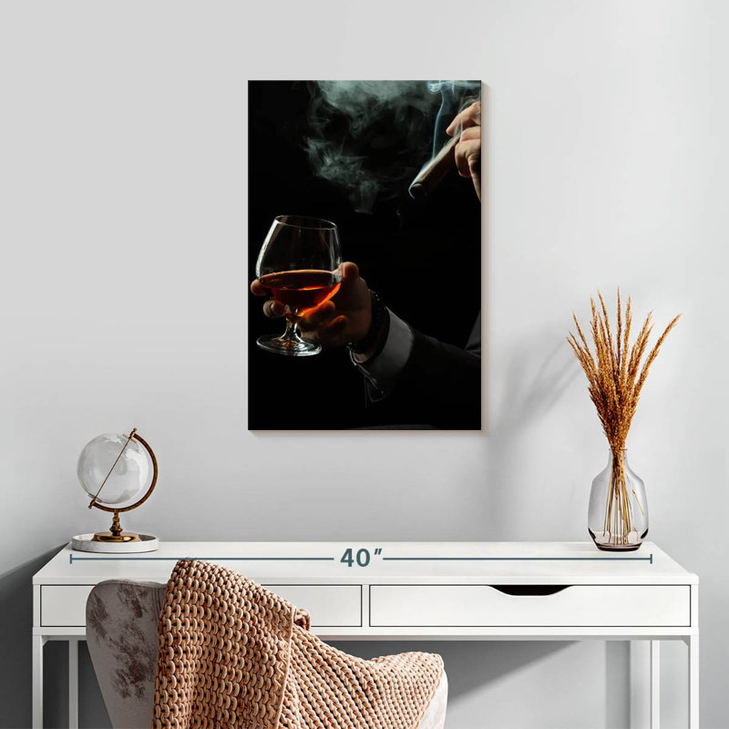 Yarlin Brandy And Cigar Duo, 24" H x 16" W