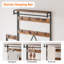 Metal Freestanding 8 - Hook Coat Rack-1089232785