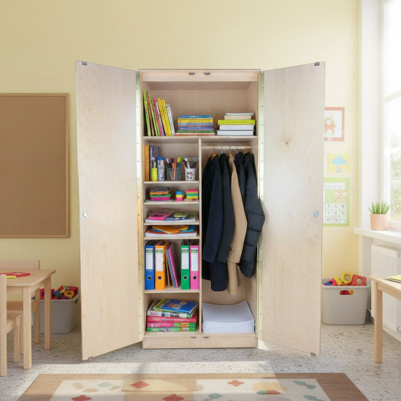 Armoire à trois tablettes réglables - H 84 po