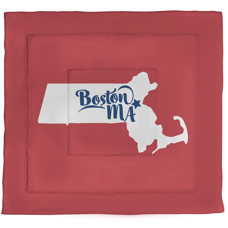 Polyester Comforter, Queen Comforter, Red