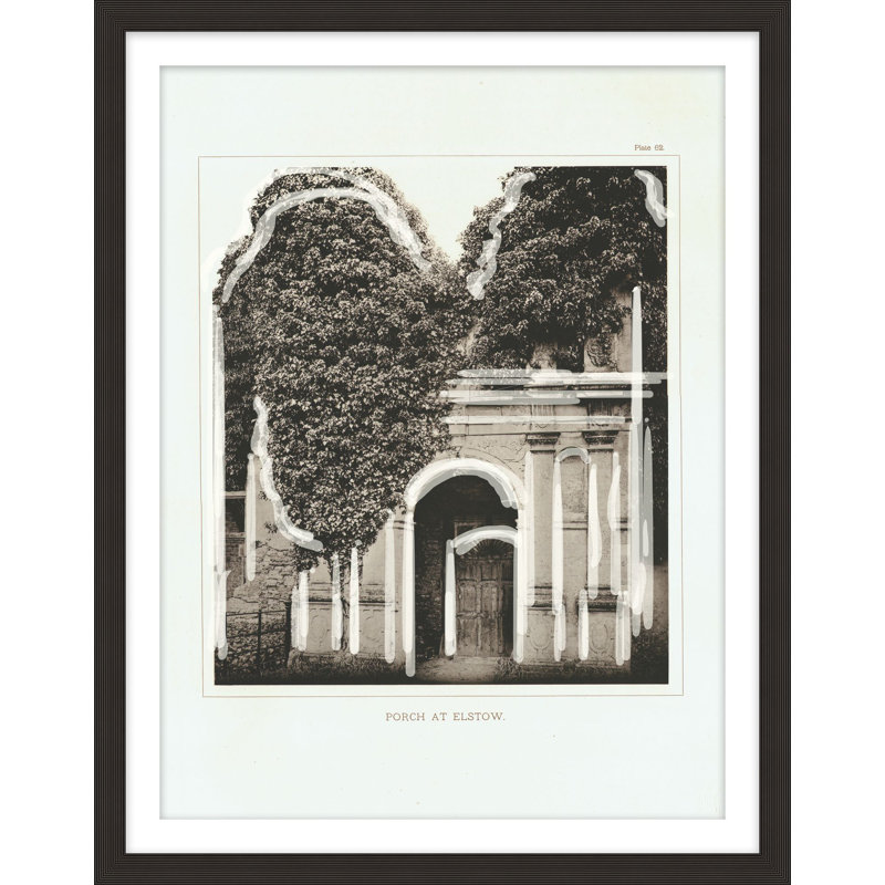 «Architecture Plate Columns 3», reproduction d'art encadrée, H 33,25 po x l 26,25 po