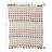 Soft Woven Cotton Throw with Tufted Dots and Tassels