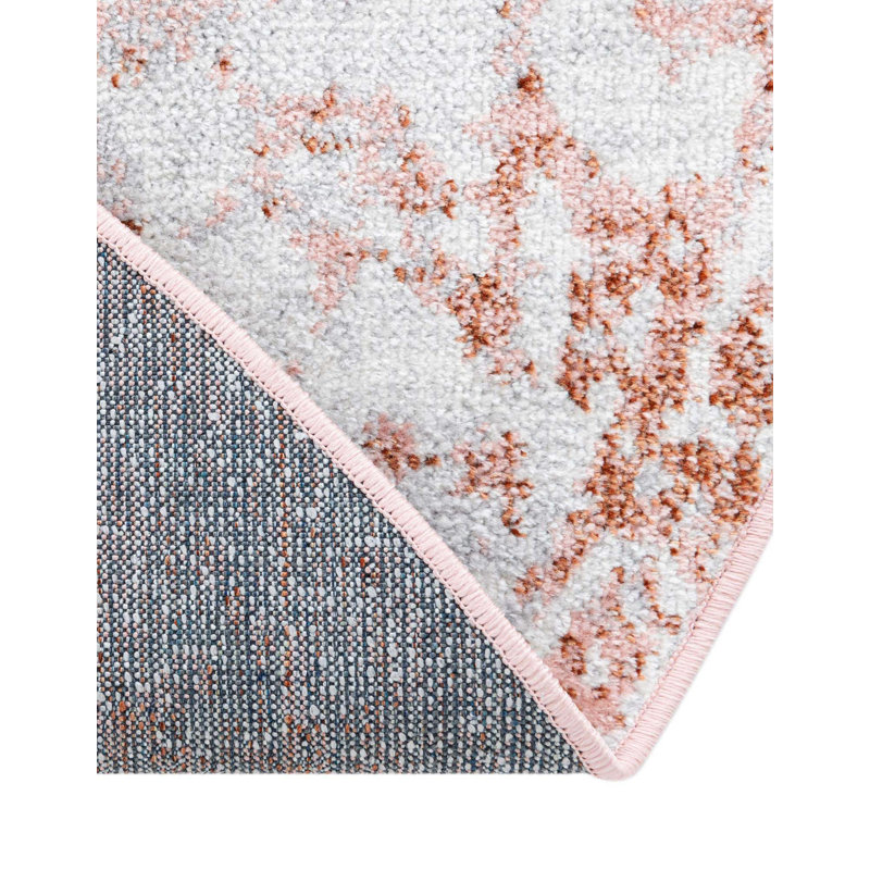 Massie Floral Indoor Rug, Round 3'3"