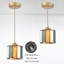 Luminaire suspendu en verre coloré Tiffany-118811016-118811017